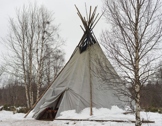 Accommodations at Apa Cheesta wilderness camp.